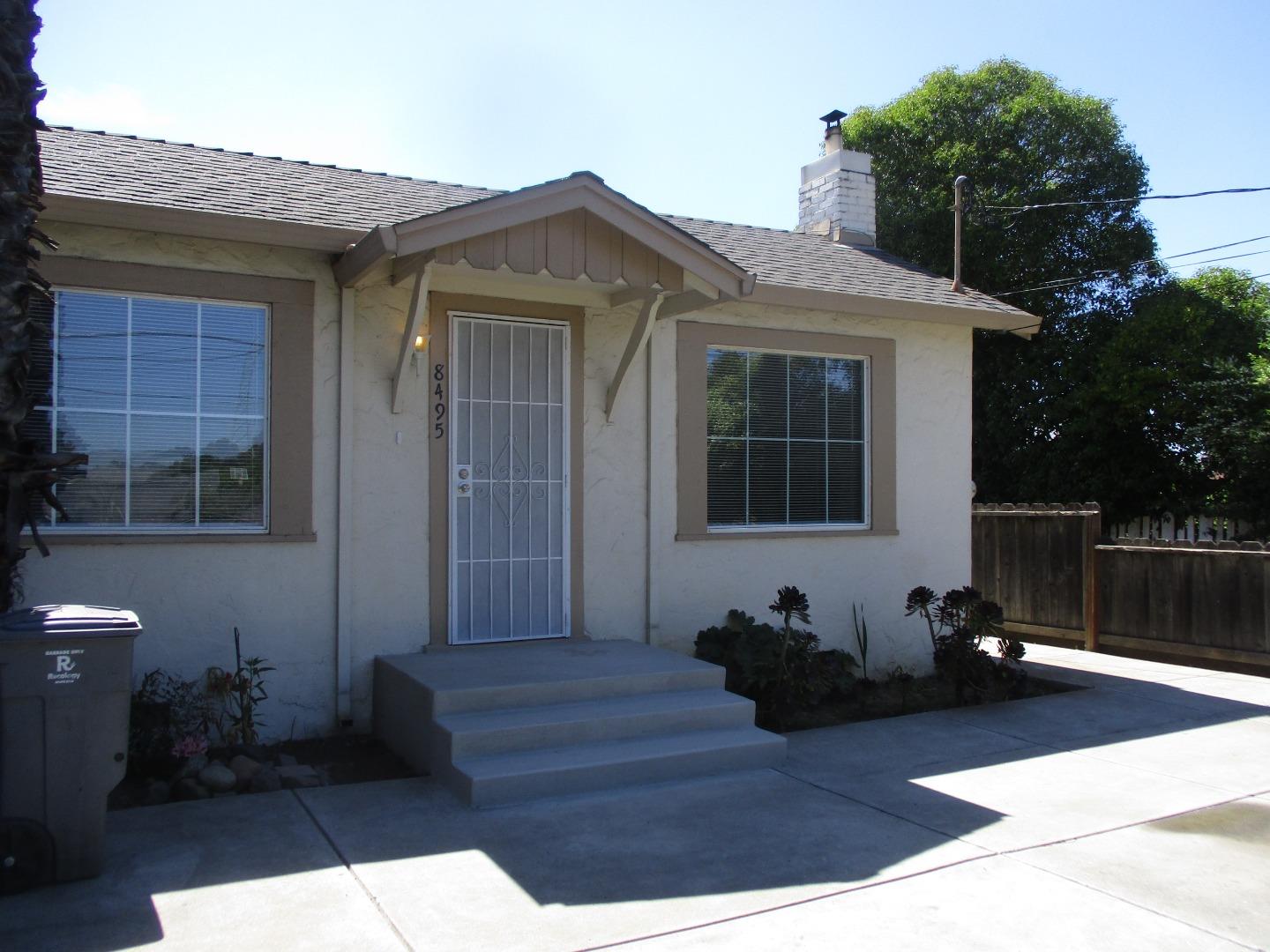 a house view with a outdoor space