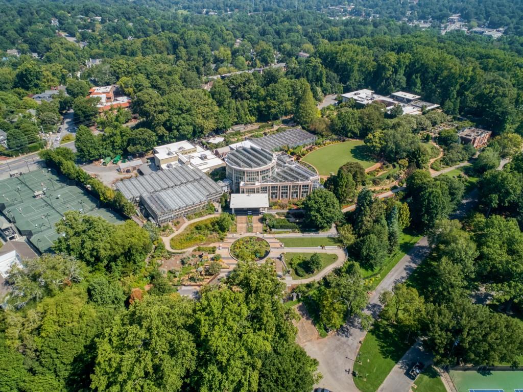 816 Piedmont Avenue Northeast, Unit 1 Atlanta, GA 30308 - Photo 16 of 21 an aerial view of residential house with outdoor space
