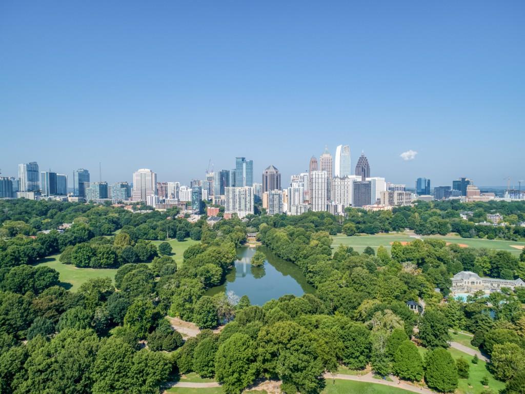 816 Piedmont Avenue Northeast, Unit 1 Atlanta, GA 30308 - Photo 19 of 21 a view of a city with tall buildings