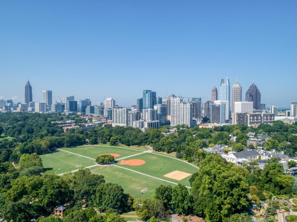 816 Piedmont Avenue Northeast, Unit 1 Atlanta, GA 30308 - Photo 20 of 21 a view of a city with tall buildings