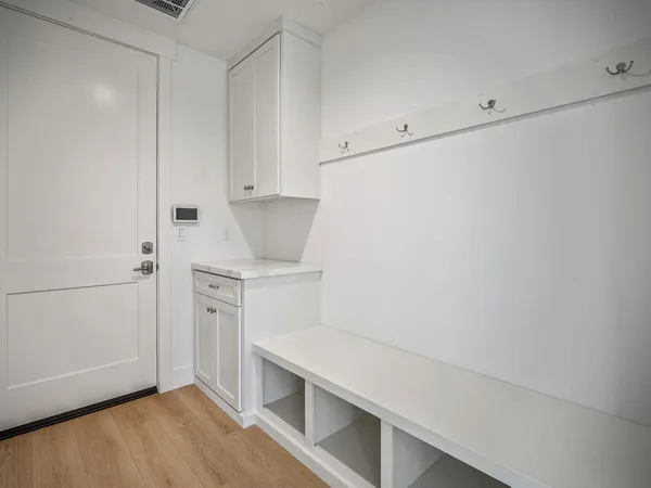 a big yard with lots of green space