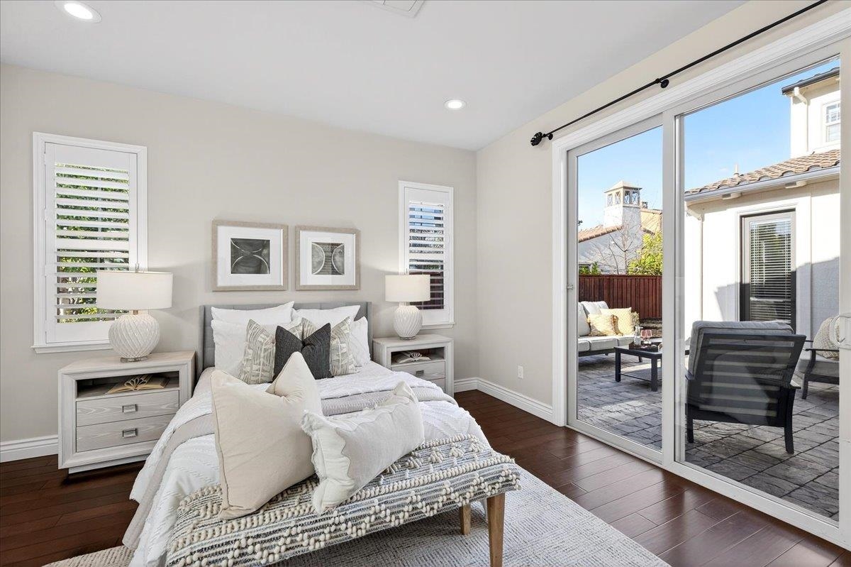 7035 Emerson Lane San Ramon, CA 94582 - Photo 48 of 60 a bedroom with a large bed and a window