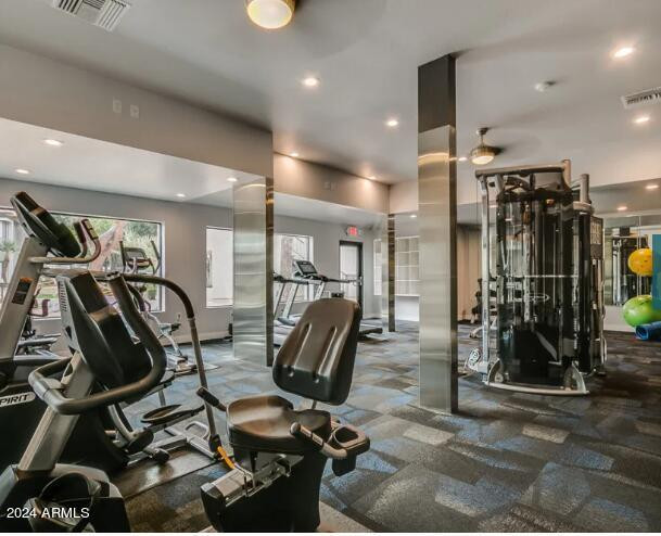 1311 West Baseline Road, Unit 1 Tempe, AZ 85283 - Photo 9 of 12 a view of a room with gym equipment