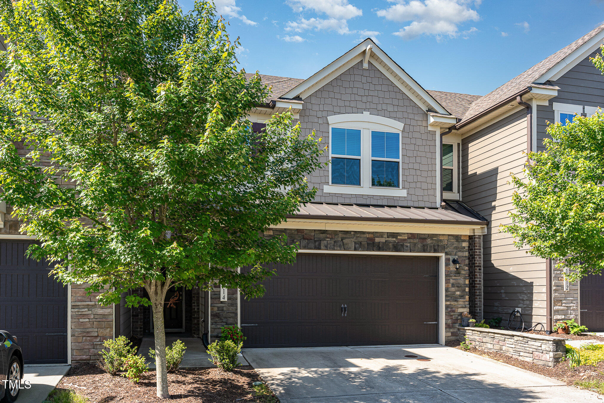 1314 Catch Fly Lane Durham, NC 27713 - Photo 28 of 31 a front view of a house with a yard
