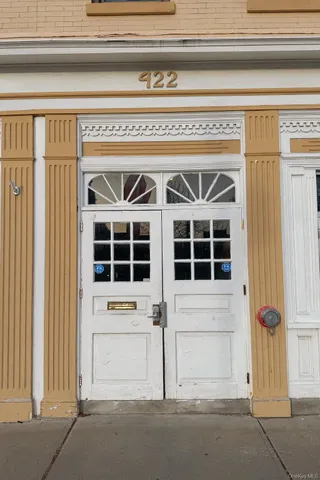 a view of front door