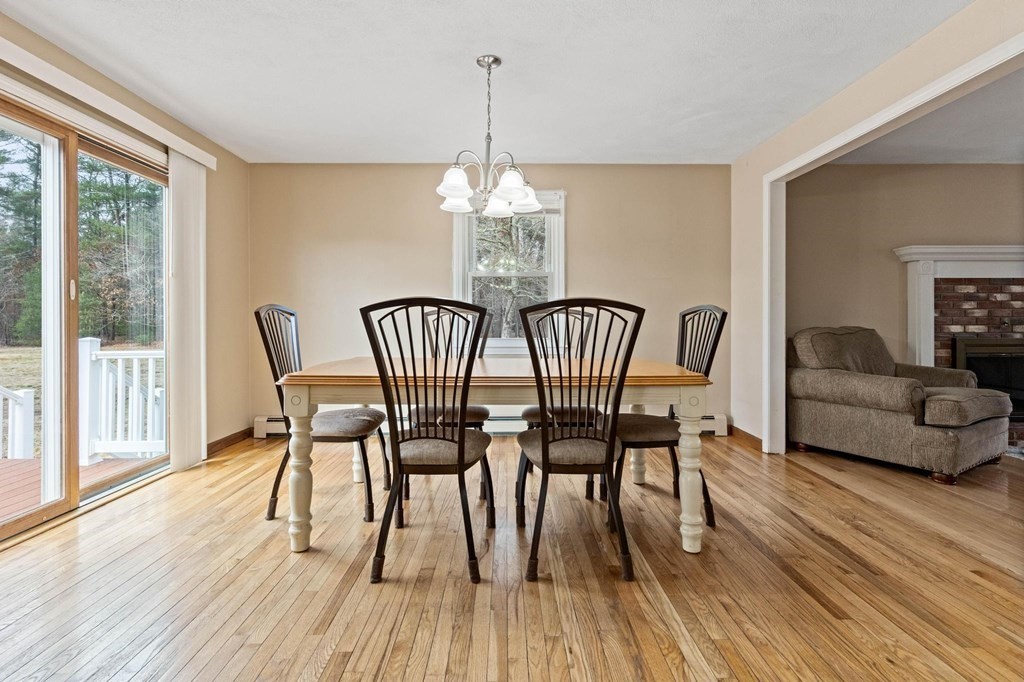 2 Little Farm Road Lakeville, MA 02347 - Photo 5 of 39 a view of a dining room with furniture window and wooden floor
