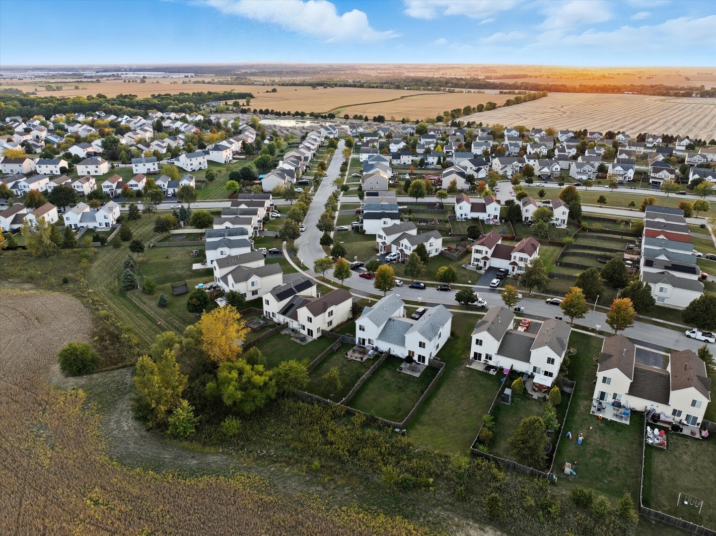 819 Daniel Drive Minooka, IL 60447 - Photo 28 of 33 an aerial view of multiple house