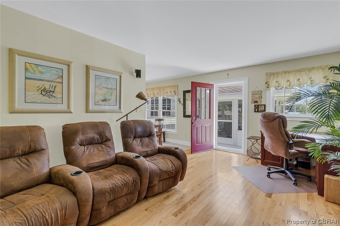 43 Locksley Court Reedville, VA 22539 - Photo 10 of 37 View of wood floored office