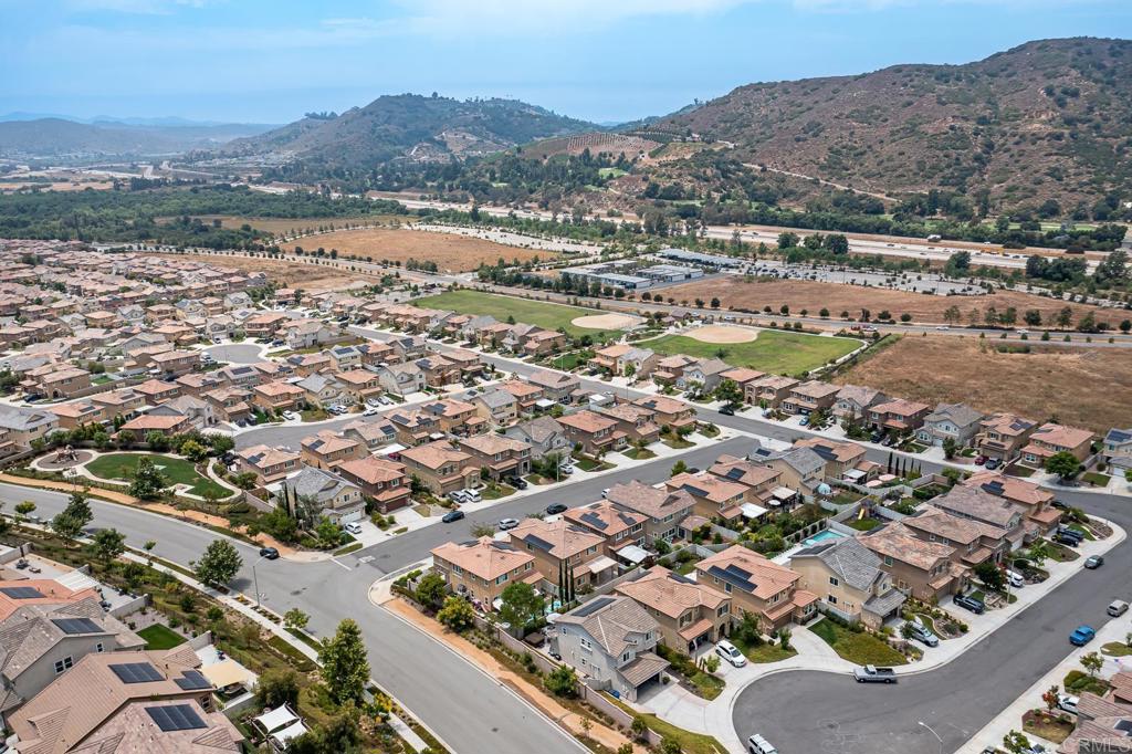 340 Falabella Lane Fallbrook, CA 92028 - Photo 55 of 63 an aerial view of residential houses with outdoor space