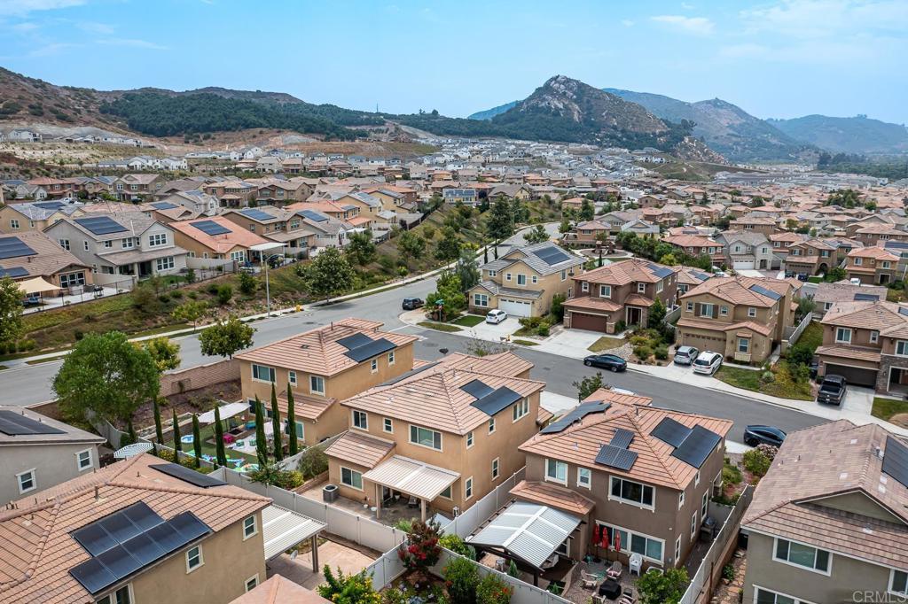340 Falabella Lane Fallbrook, CA 92028 - Photo 61 of 63 an aerial view of residential houses with outdoor space
