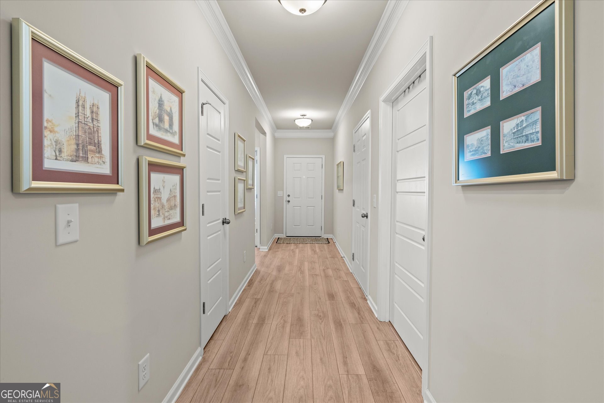 60 Light Lane Oxford, AL 36203 - Photo 5 of 45 a view of a hallway with wooden floor