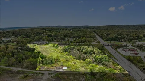 a view of a green field