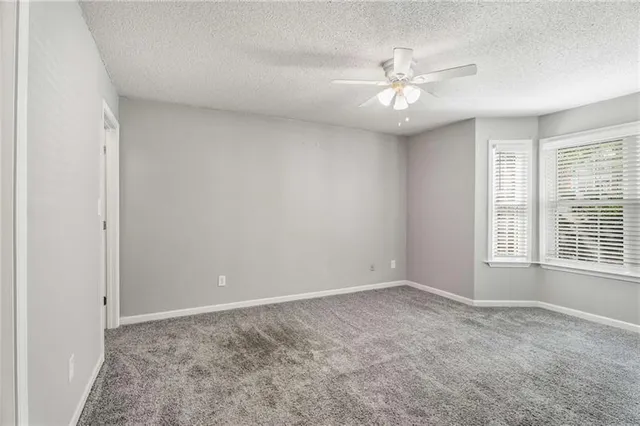 a view of a building with a street