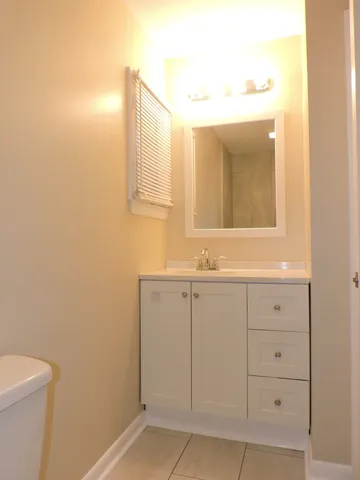 a bathroom with a sink and a toilet