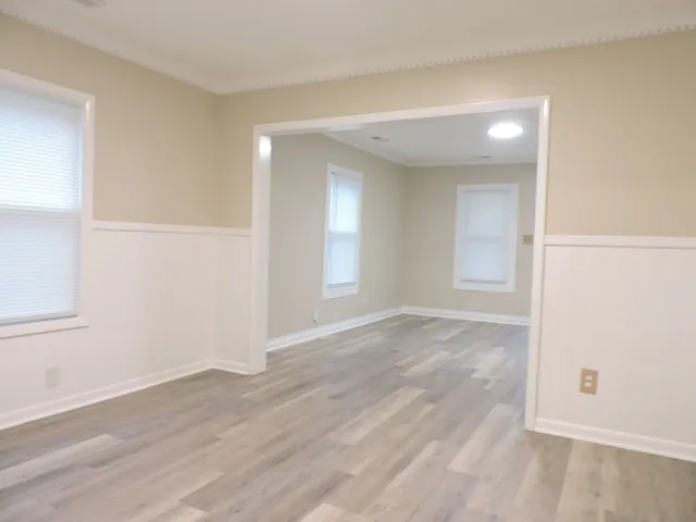 wooden floor in an empty room