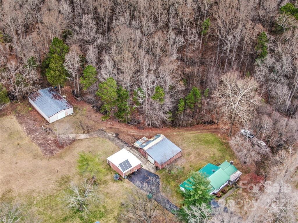 255 Rock Hump Road Salisbury, NC 28147 - Photo 12 of 39 a view of a backyard with plants and large trees