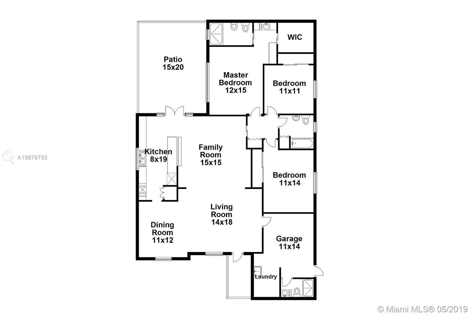 5939 Southwest 34th Street Miami, FL 33155 - Photo 30 of 30 Functional Floor Plan