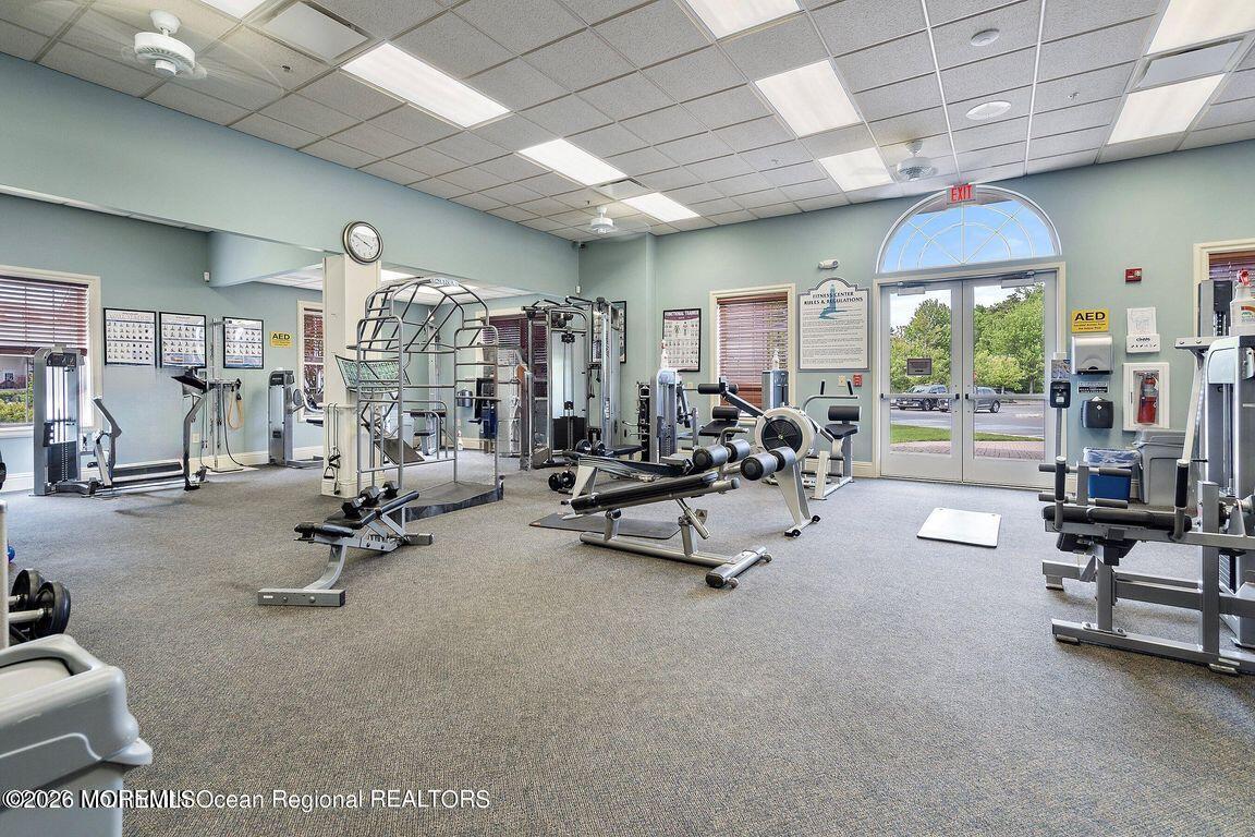 35 Spring Lake Boulevard Waretown, NJ 08758 - Photo 44 of 51 a view of a room with gym equipment