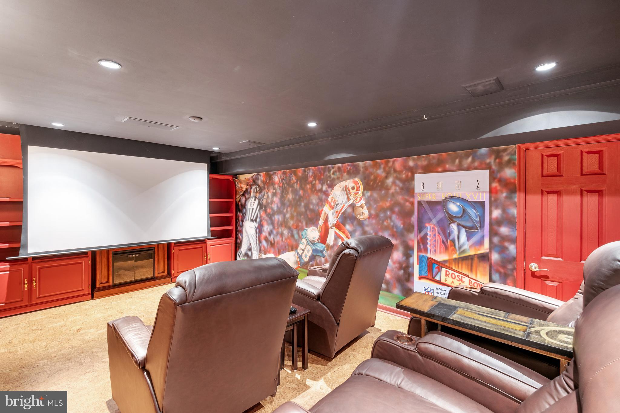 17114 Fitzroy Way Olney, MD 20832 - Photo 35 of 42 Basement Theatre