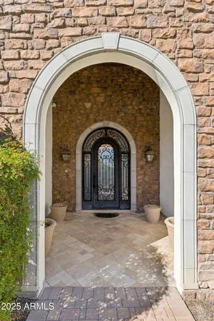 a view of a grey door