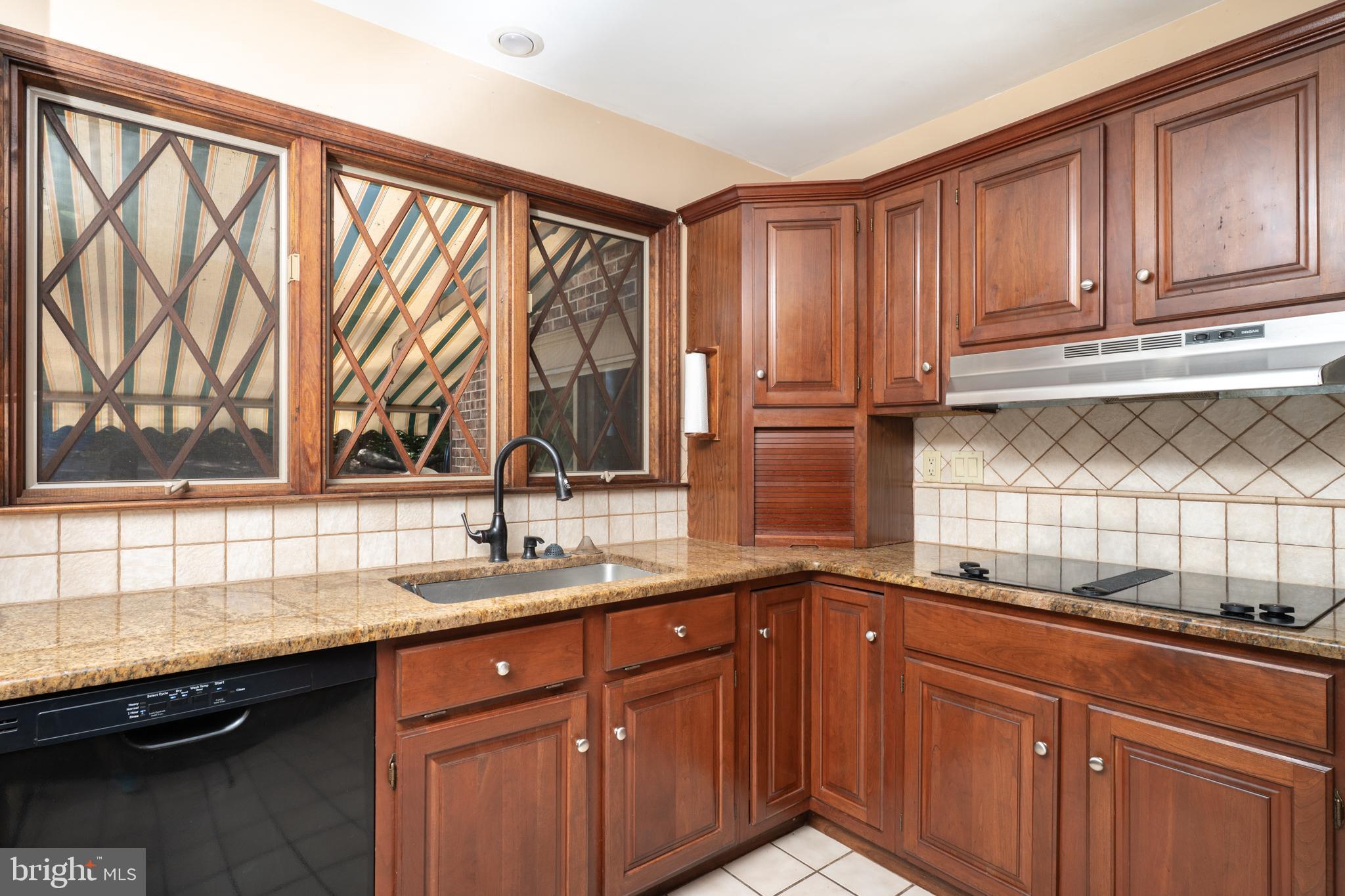 37 Fawn Drive Reading, PA 19607 - Photo 25 of 73 Kitchen Cherry Cabinets with Appliance Garage.