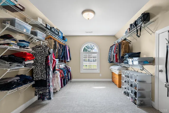 a view of a garden with a fountain