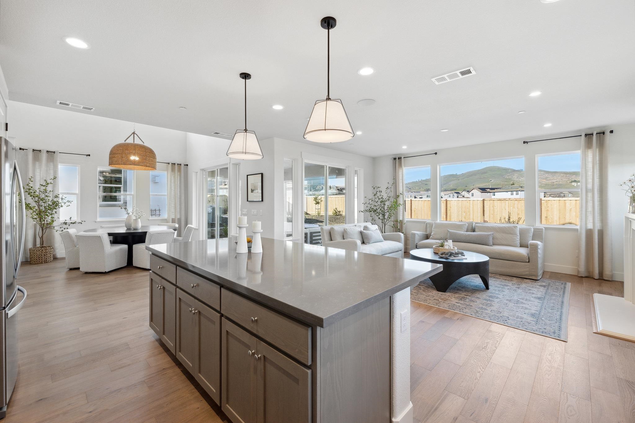 1516 Millennium Way Fairfield, CA 94533 - Photo 14 of 57 a kitchen with counter top space and living room
