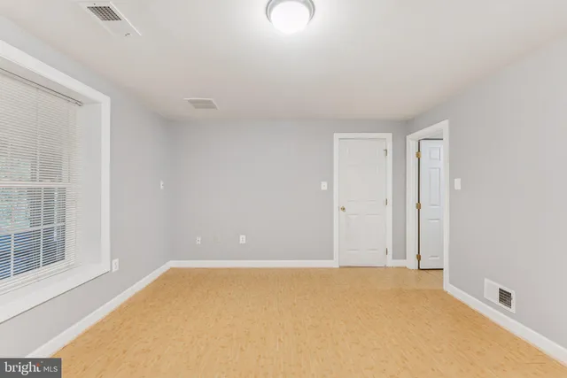 a view of an empty room