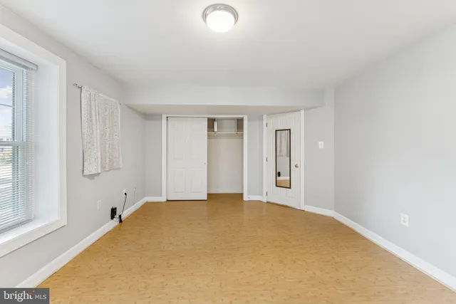 a view of an empty room with window