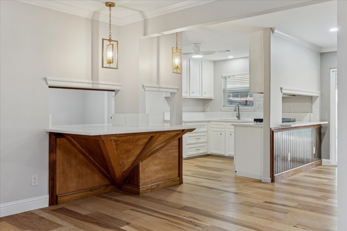 10422 Raritan Drive Houston, TX 77043 - Photo 7 of 31 a view of kitchen with stainless steel appliances refrigerator oven and cabinets