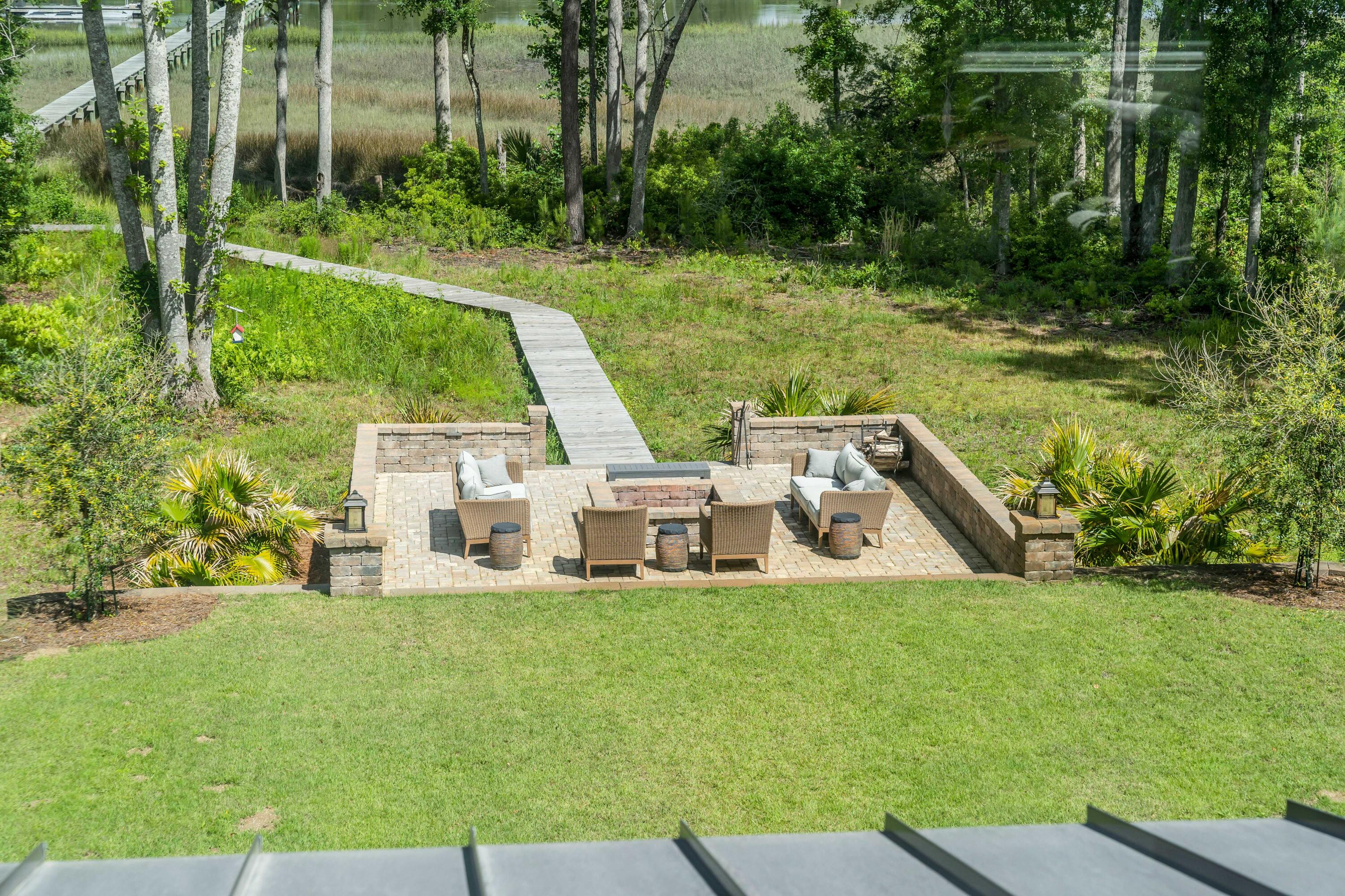 3072 Bohicket Road Johns Island, SC 29455 - Photo 85 of 100 Fire pit and walkway