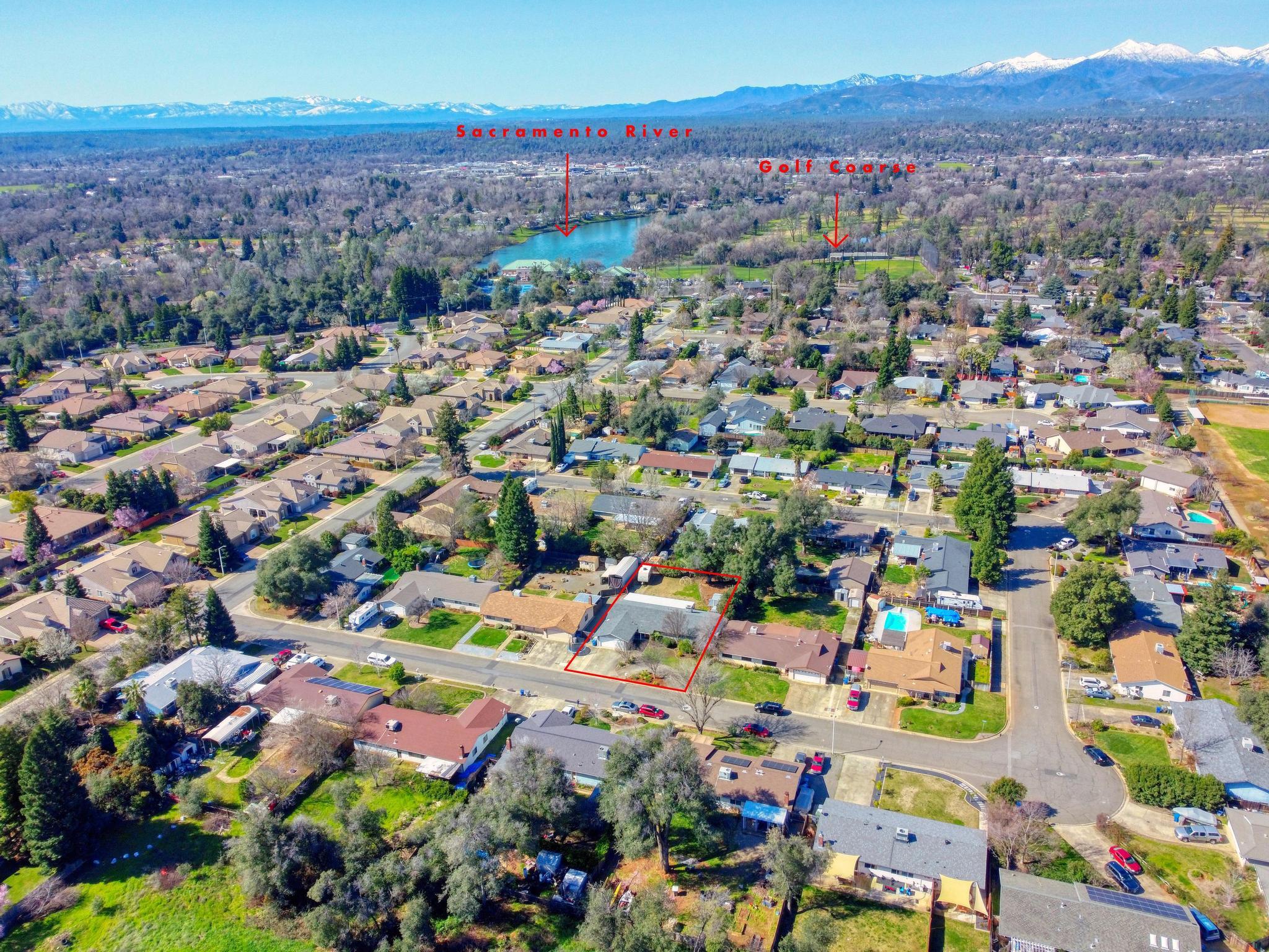 4218 Jane Street Redding, CA 96002 - Photo 46 of 50 an aerial view of a city