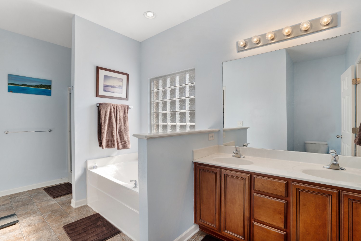 4078 Locerbie Circle Spring Hill, TN 37174 - Photo 14 of 40 a bathroom with a sink and a mirror