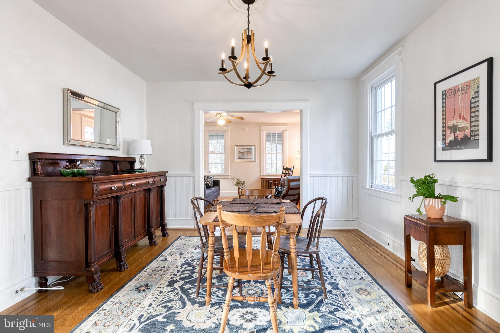431 Westgate Road Baltimore, MD 21229 - Photo 21 of 36 a view of a dining room with furniture window and wooden floor