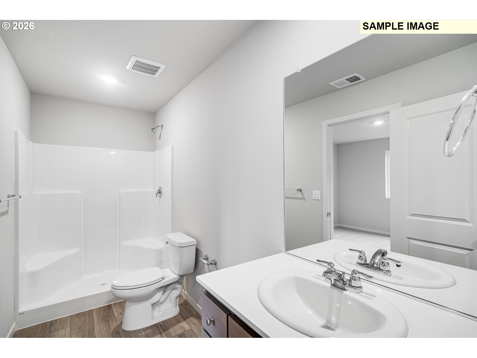 25249 Tanglewood Way Veneta, OR 97487 - Photo 12 of 17 a bathroom with a sink a toilet and shower