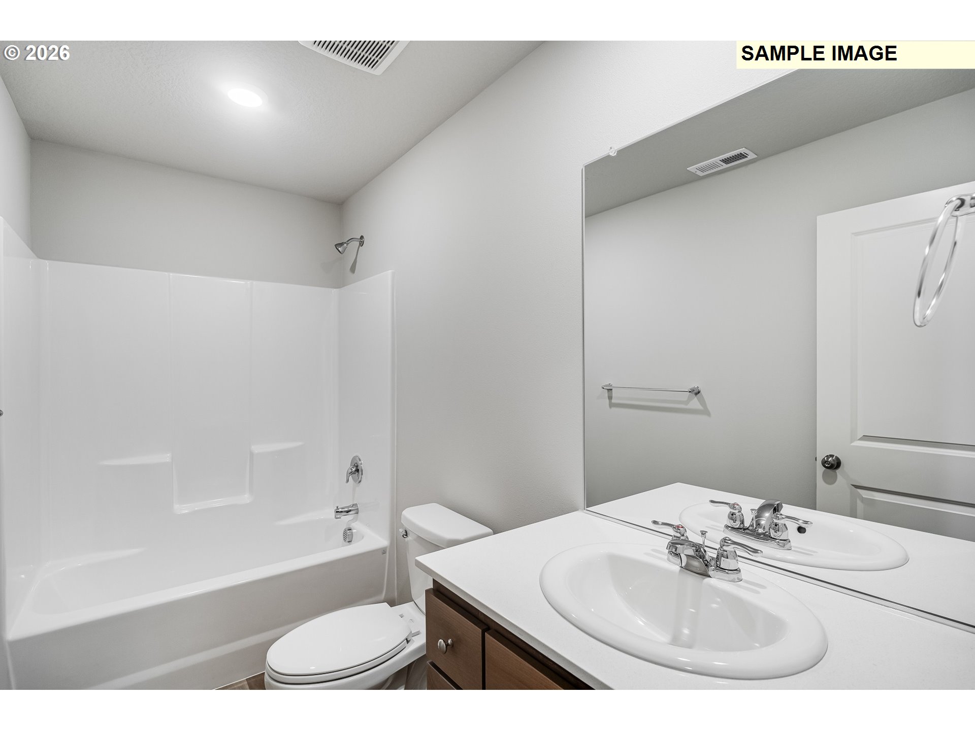 25249 Tanglewood Way Veneta, OR 97487 - Photo 9 of 17 a bathroom with a sink and a mirror