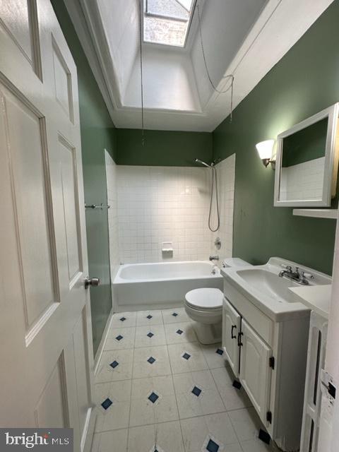 7143 Radbourne Road Upper Darby, PA 19082 - Photo 11 of 19 a bathroom with a sink a toilet a mirror and bathtub