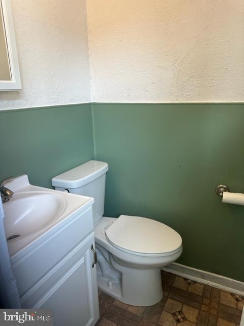 7143 Radbourne Road Upper Darby, PA 19082 - Photo 6 of 19 a bathroom with a toilet and a sink