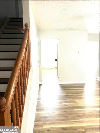 a view of entryway and hall