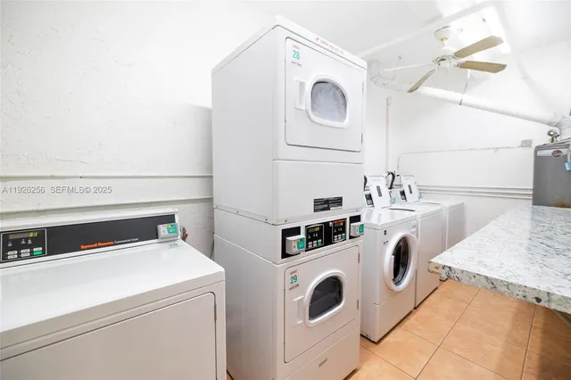 a view of a garden with a tree