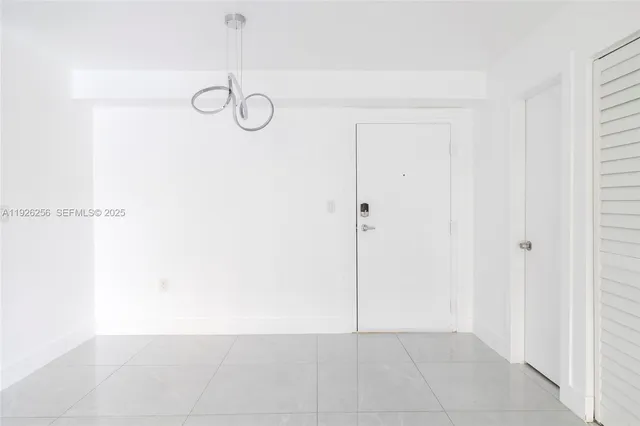 a view of small space with racks on the wall