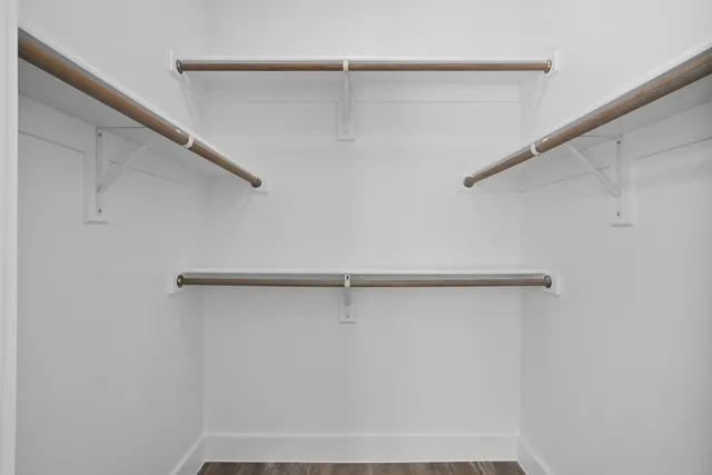 a view of a rack on the wall