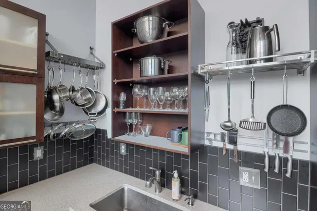 a front view of a building