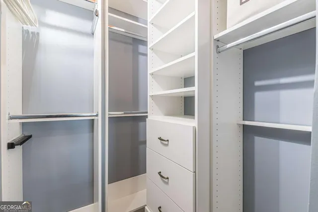 a view of walk in closet