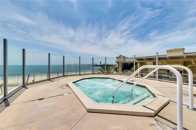a view of an outdoor seating area