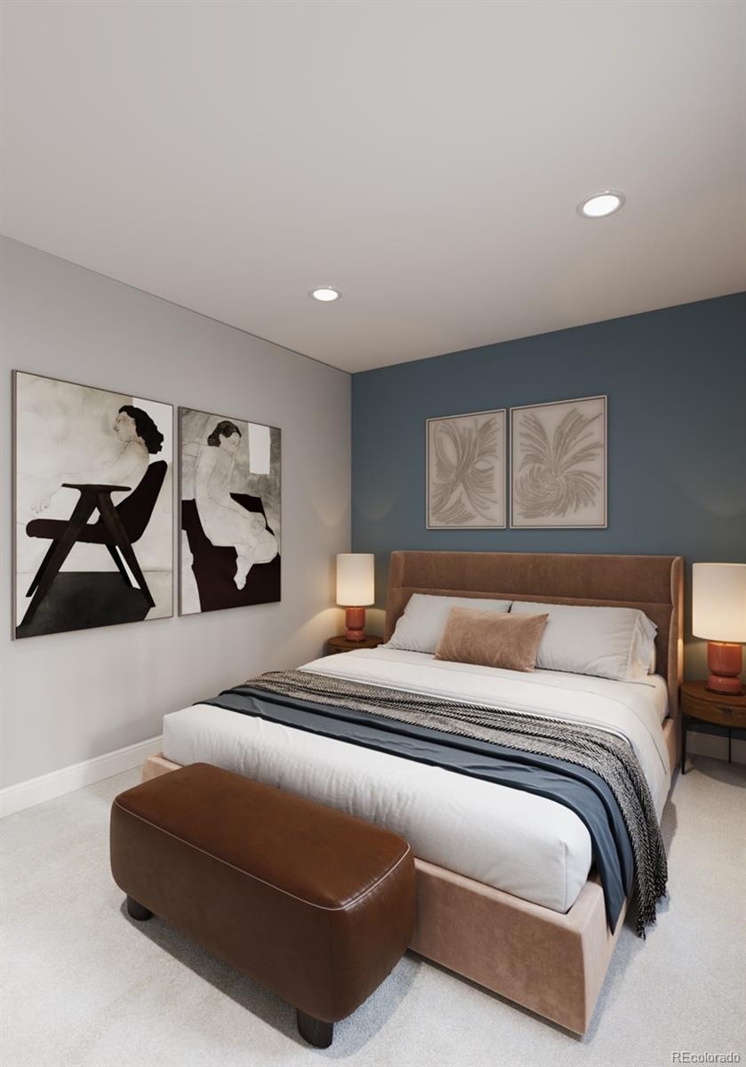 9173 Violet Way Arvada, CO 80007 - Photo 20 of 32 a bedroom with a bed and window