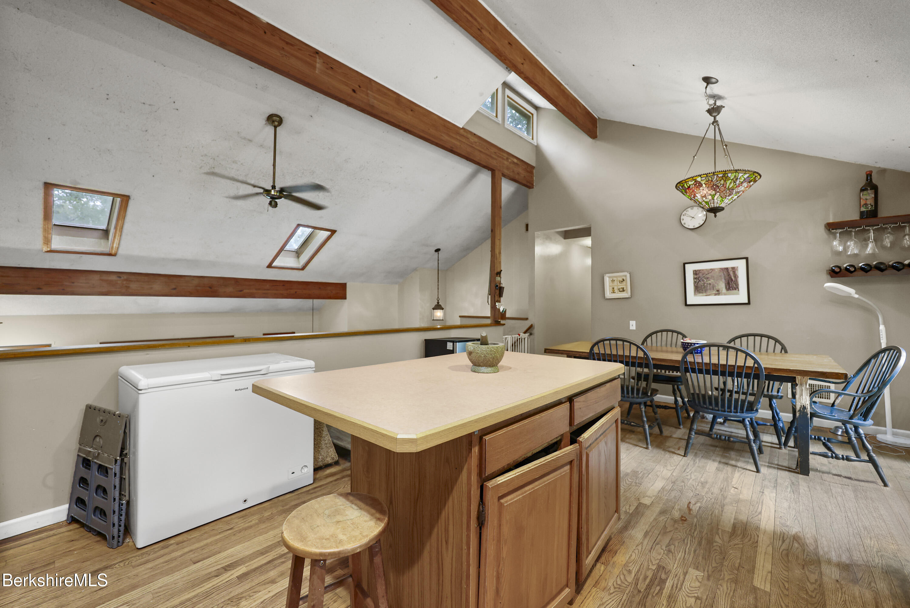 1592 County Road Sheffield, MA 01230 - Photo 14 of 32 a view of a dining room with furniture and wooden floor