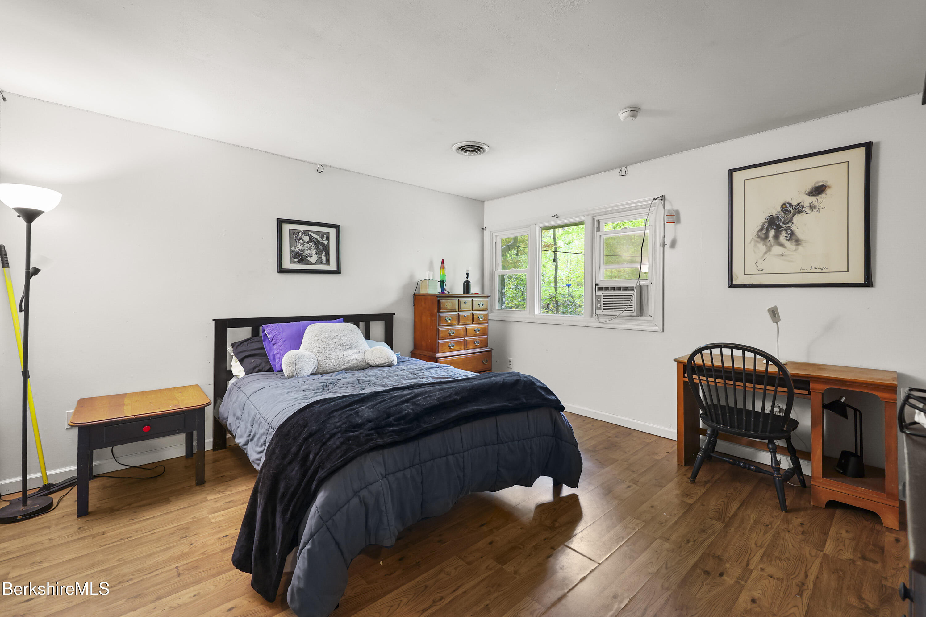 1592 County Road Sheffield, MA 01230 - Photo 18 of 32 a bedroom with a bed and a desk