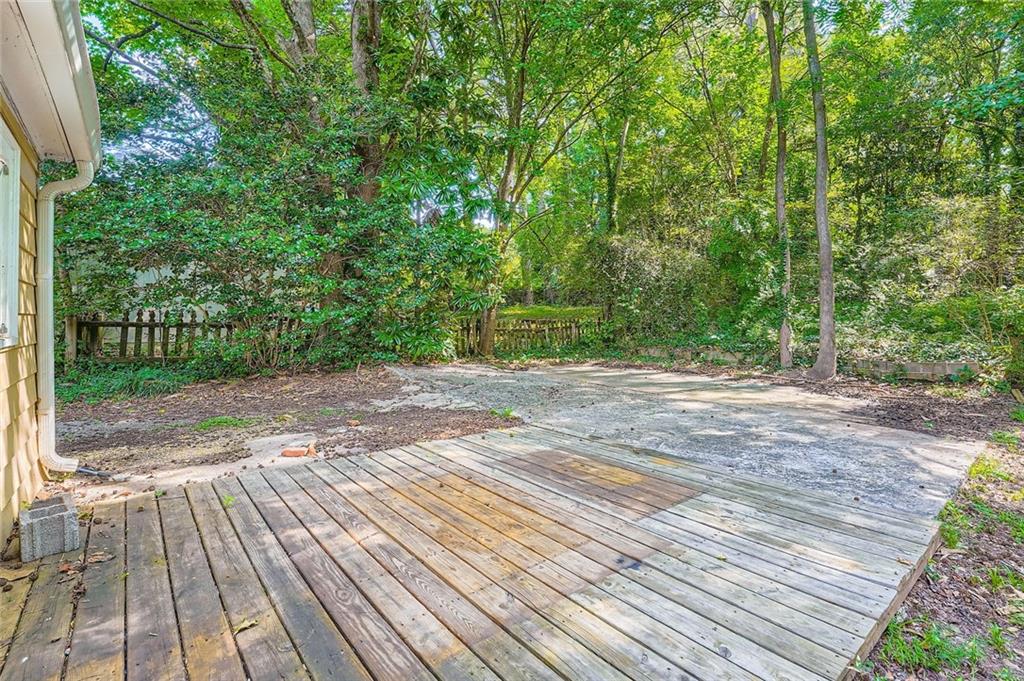 2275 Old Spring Road Smyrna, GA 30080 - Photo 25 of 28 a view of a backyard with wooden floor