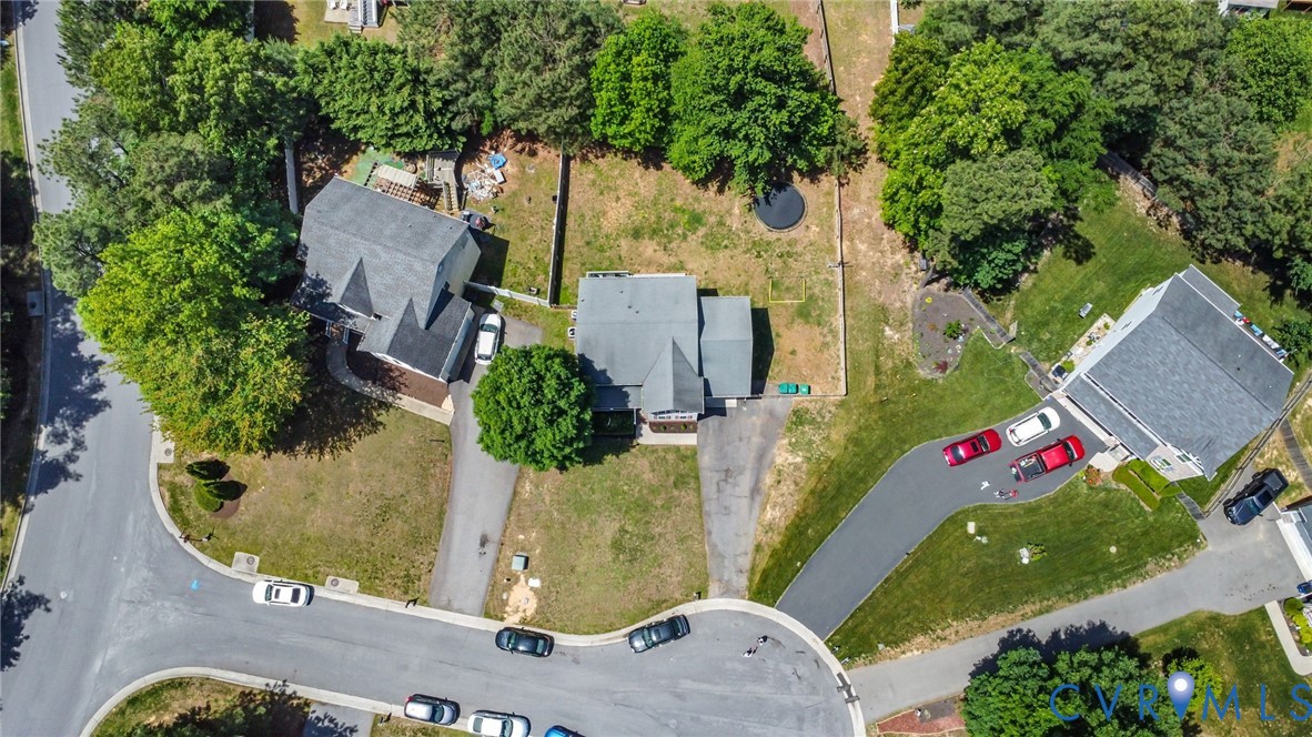 3218 Rimswell Court Midlothian, VA 23112 - Photo 2 of 32 Aerial view of property and surrounding area